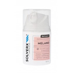 SOLVERX Dermopeel Dermomaska Melano z kompleksem kwasów - do skóry z przebarwieniami 50ml