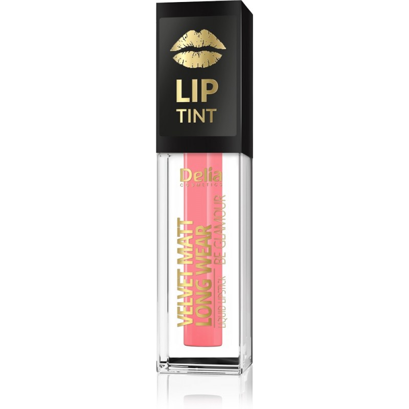 Delia Cosmetics Lip Tint Velvet Matt Pomadka-Farbka do ust w płynie nr 011 Candy Raff 5ml