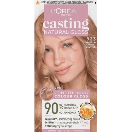 Casting Natural Gloss Krem koloryzujący nr 923 Vanilla Lightest Blonde 1op.