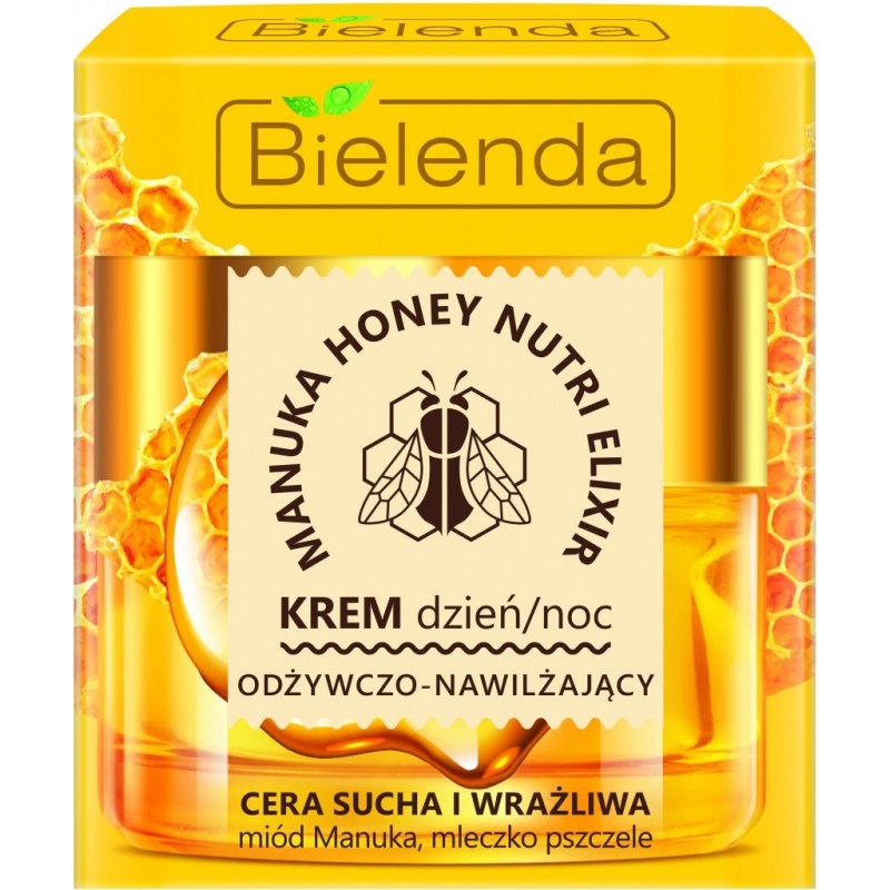 Bielenda Manuka Honey Nutri Elixir Krem odżywczo-nawilżający na dzień i noc  50ml