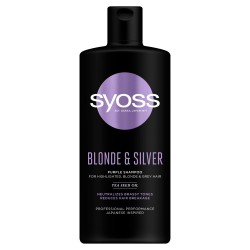 Schwarzkopf  Syoss Blonde & Silver Szampon do włosów przeciw żółtym tonom  440ml