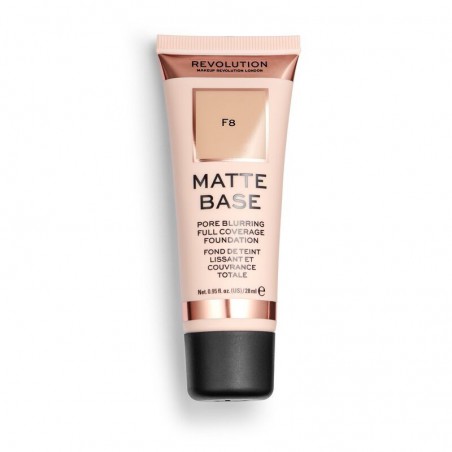 Makeup Revolution Podkład matujący do twarzy Matte Base Foundation F8  28 ml
