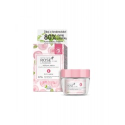 Floslek ROSE FOR SKIN Różane ogrody® Różany krem przeciwzmarszczkowy na noc [ECO zestaw] 50 ml