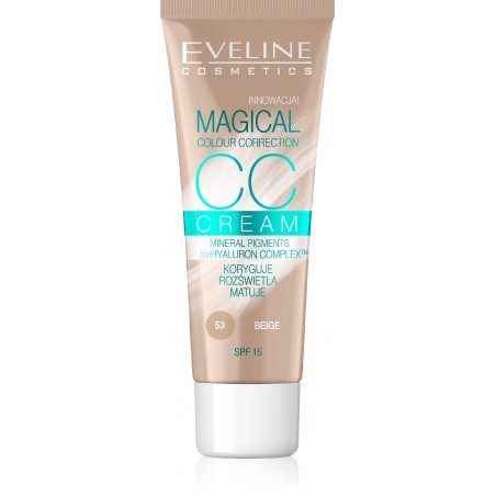 Eveline Fluid Magical CC Cream nr 53 Beż  30ml