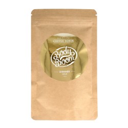 Body Boom Peeling kawowy do ciała - Shimmer Gold  100g