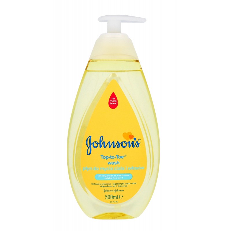 Johnson`s Baby Top-To-Toe Płyn do mycia ciała i włosów dla dzieci  500ml