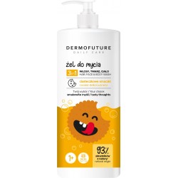 Dermofuture Daily Care Kids Żel 3in1 do mycia twarzy,ciała i włosów Ciasteczkowe Smaki 500ml
