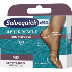 Salvequick Med Blister Rescue Plastry na pęcherze 360 Protective Care - mix 1op.-6szt(3+3)