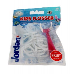 Jordan Kids Flosser Nici dentystyczne dla dzieci 5+  1op.-36szt
