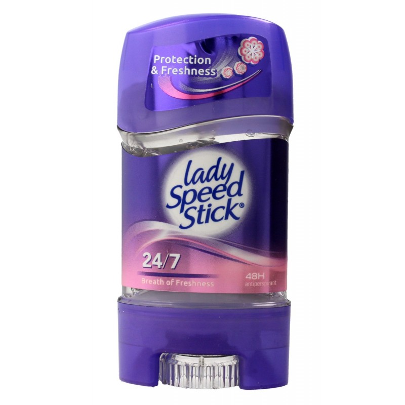 Lady Speed Stick Dezodorant w żelu 24/7 Breath of Freshness  65g