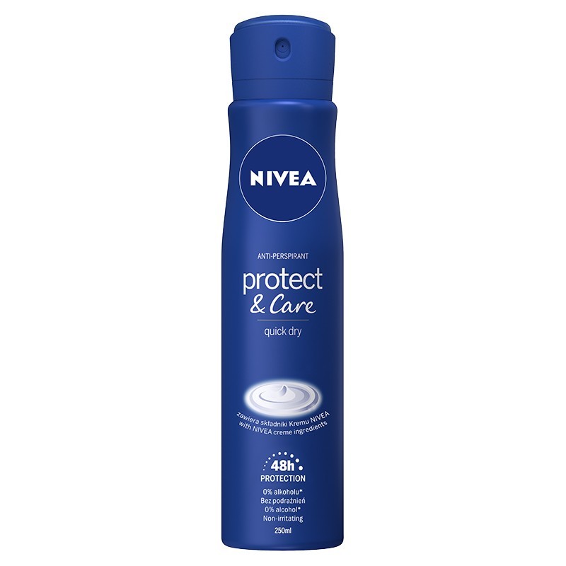 Nivea Dezodorant PROTECT & CARE spray damski  250ml