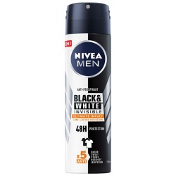 Nivea Men Dezodorant BLACK& WHITE INVISIBLE Ultimate Impact 5in1 spray  150ml