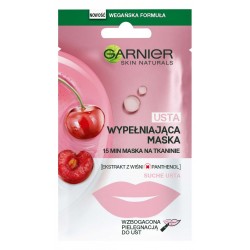 Garnier Skin Naturals Maseczka nawilżająca na usta  Cherry  1 szt.