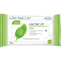 Lactacyd Fresh Chusteczki do higieny intymnej  1op.-15szt