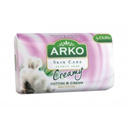 Arco Mydło w kostce nawilżające Creamy Cotton & Cream 90g