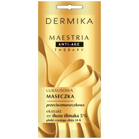 DERMIKA Maestria Anti-Age Therapy Luksusowa Maseczka przeciwzmarszczkowa - ekstrakt ze śluzu ślimaka 5%  7g