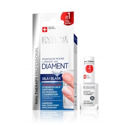 Eveline Nail Therapy Lakier odżywka utwardzająca do paznokci Diament 12ml