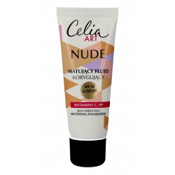 Celia Art Nude Matujący Fluid korygujący nr 04 słoneczny  30ml