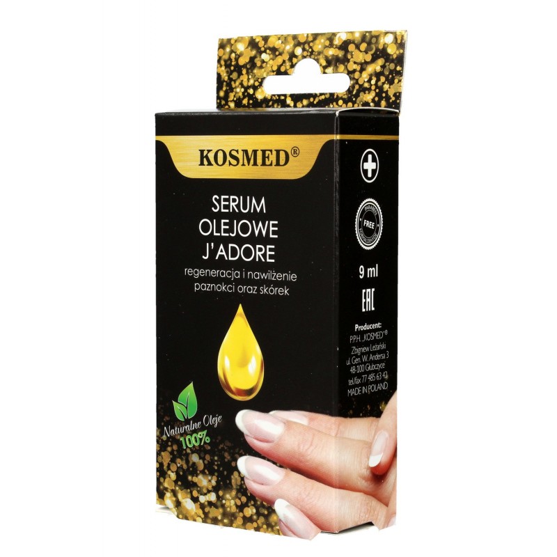 Kosmed Serum olejowe J`Adore do paznokci i skórek 9ml