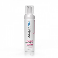 SOLVERX Sensitive Skin Pianka do mycia i demakijażu twarzy i oczu do cery wrażliwej 200ml